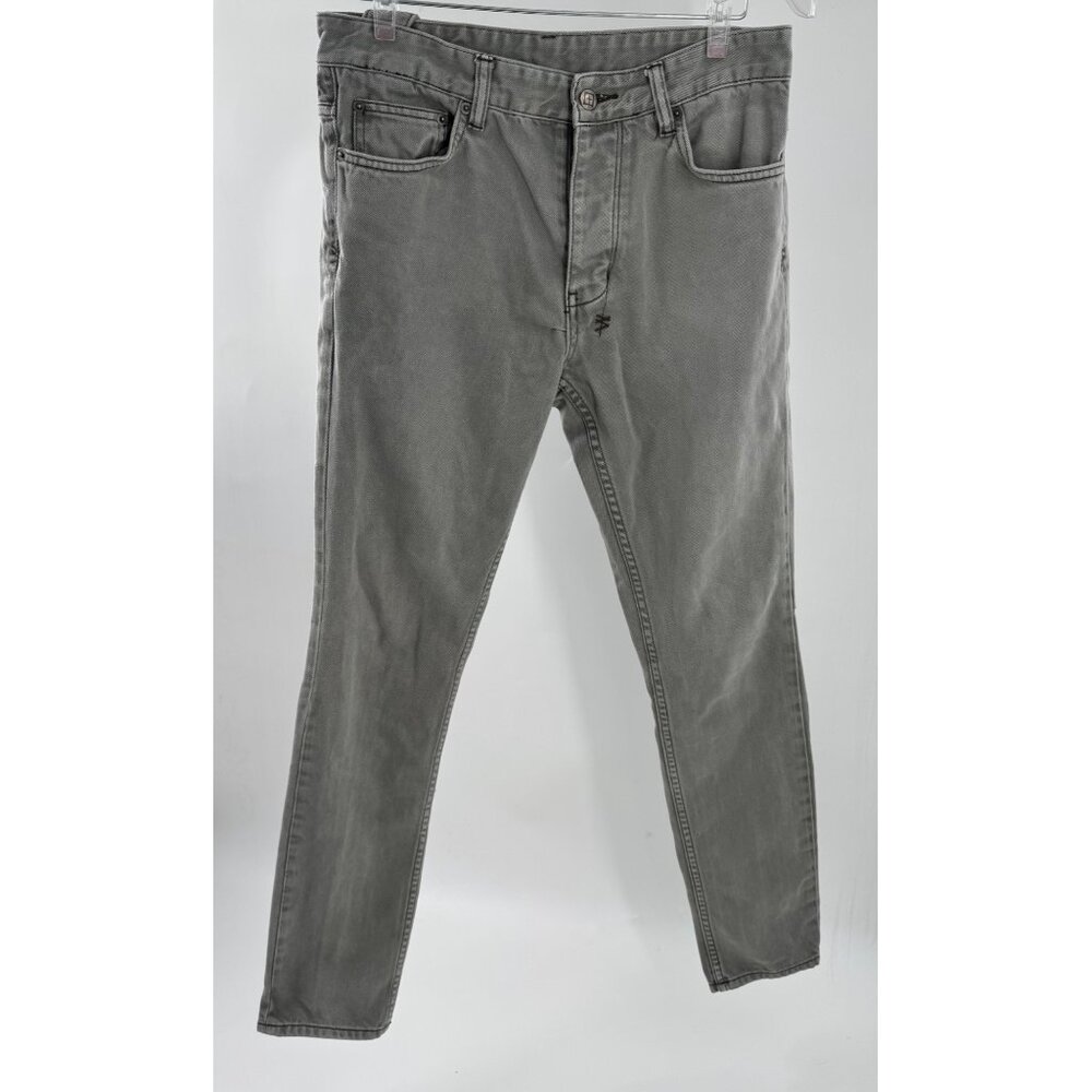 Ksubi Chitch Deep Forest Green Slim Fit Mens Jeans Cotton Blend Decorative Back